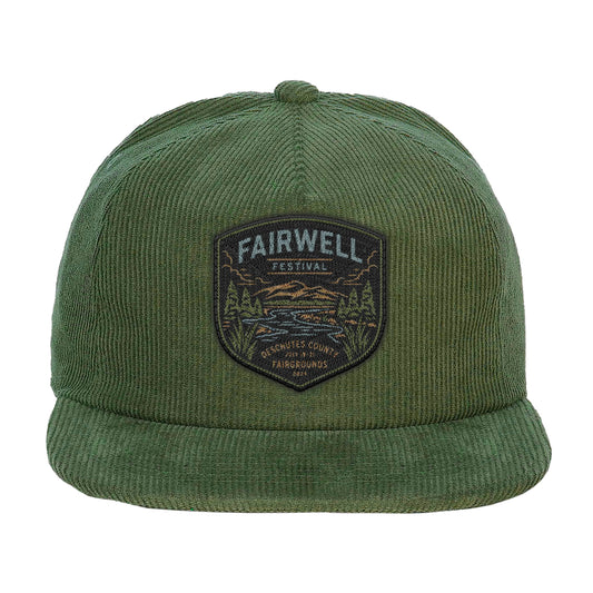 Badge Corduroy Hat