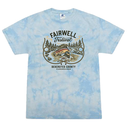 Flying Fish Tie Dye Lineup Tee